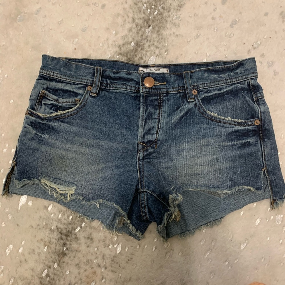 Free People Jean Shorts